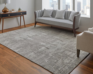 The Rug Corner Feizy Eastfield Modern Abstract - Gray/Ivory  