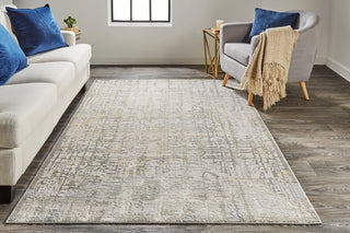 lifestyle The Rug Corner Feizy Waldor Modern Abstract - Ivory/Gray