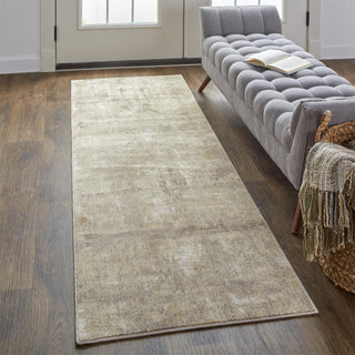 Parker Transitional Abstract - Tan/Ivory/Brown
