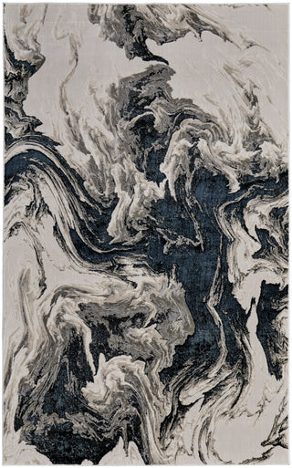 The Rug Corner Feizy Micah Modern Abstract - Ivory/Black/Taupe  