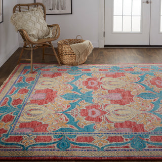 Beall Traditional Oriental - Blue/Red/Yellow
