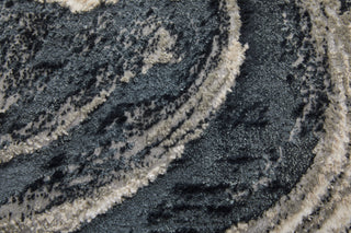 The Rug Corner Feizy Micah Modern Abstract - Ivory/Black/Taupe  