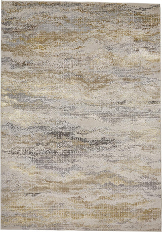 Aura Modern Abstract - Gold/Gray/Ivory