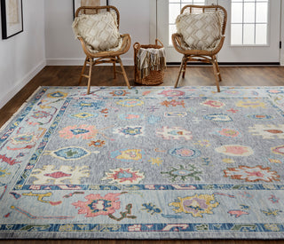 Karina Traditional Persian - Blue/Gray/Red