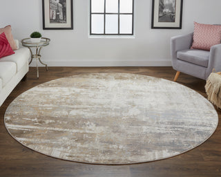 The Rug Corner Feizy Parker Transitional Abstract - Tan/Ivory/Gray  