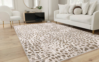Waldor Modern Animal Print - Brown/Ivory/Tan