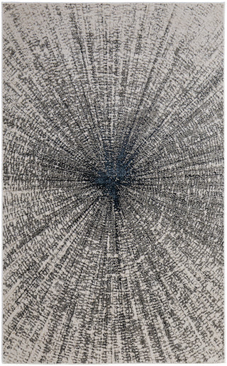 Micah Modern Abstract - Ivory/Gray/Blue
