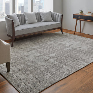 The Rug Corner Feizy Eastfield Modern Abstract - Gray/Ivory  