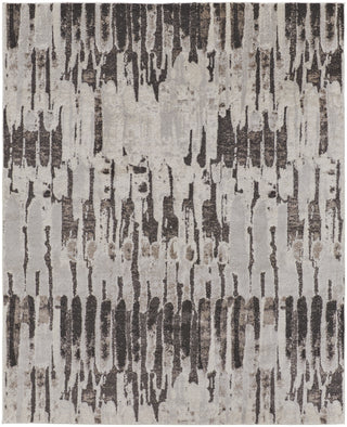 The Rug Corner Feizy Vancouver Modern Abstract - Ivory/Brown/Gray  