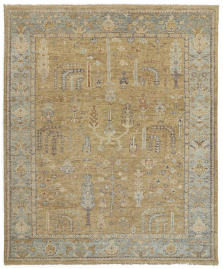 The Rug Corner Feizy Carrington Traditional Oriental - Gold/Blue/Gray  Carrington Traditional Oriental - Gold/Blue/Gray