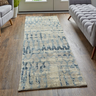 The Rug Corner Feizy Palomar Transitional Abstract - Blue/Tan  Palomar Transitional Abstract - Blue/Tan