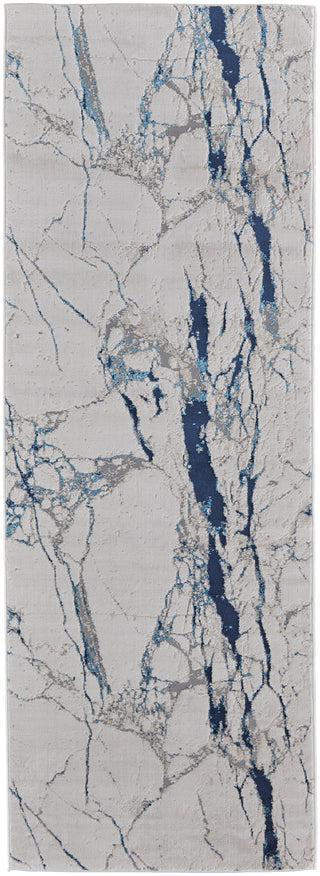 The Rug Corner Feizy Indio Modern Abstract - Ivory/Blue/Black  Indio Modern Abstract - Ivory/Blue/Black