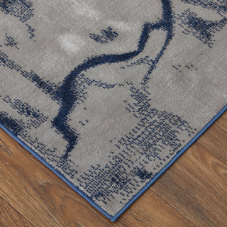 Gaspar Modern Abstract - Blue/Gray/Ivory
