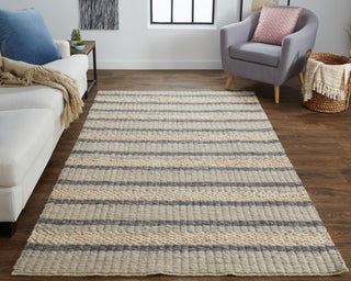 Berkeley Transitional Stripes - Ivory/Tan/Gray