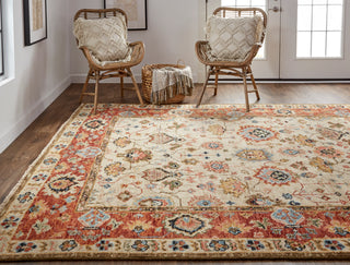 Carrington Traditional Oriental - Ivory/Red/Blue
