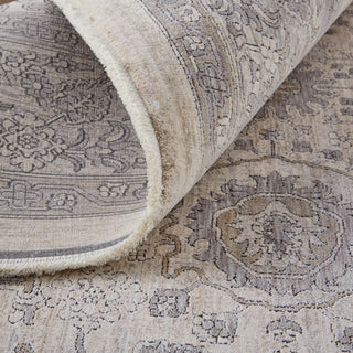Marquette Transitional Oriental - Gray/Silver/Ivory