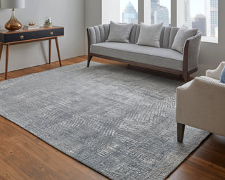 lifestyle The Rug Corner Feizy Eastfield Modern Abstract - Gray  Eastfield Modern Abstract - Gray