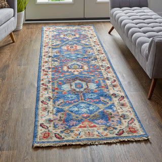 Beall Traditional Oriental - Blue/Red