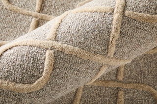 The Rug Corner Feizy Kimball Transitional Trellis & Lattice - Gray/Taupe/Tan  