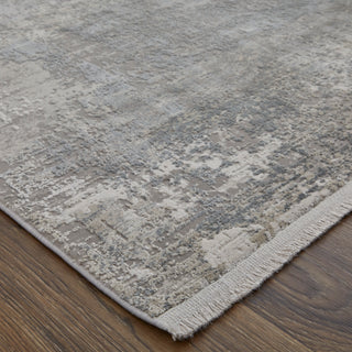 The Rug Corner Feizy Cadiz Modern Abstract - Taupe/Gray/Silver  