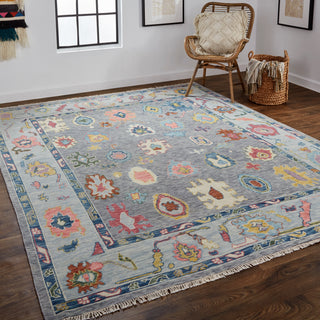 Karina Traditional Persian - Blue/Gray/Red