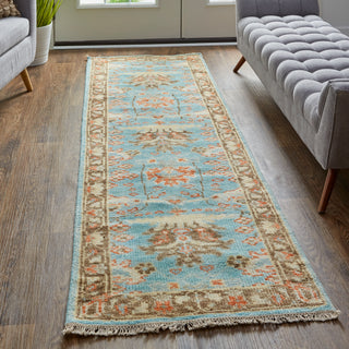 Beall Traditional Oriental - Blue/Brown