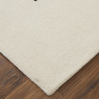 The Rug Corner Feizy Maguire Transitional Abstract - Ivory/Gray/Black  