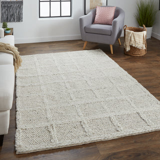 Berkeley Transitional Solid - Ivory/Gray