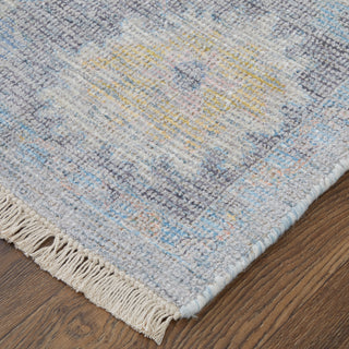 Caldwell Transitional Floral & Botanical - Blue/Yellow/Orange