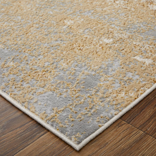 Aura Modern Abstract - Ivory/Brown/Gray