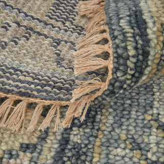 The Rug Corner Feizy Fillmore Transitional Medallion - Blue/Gray  