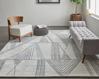 Whitton Modern Abstract - Ivory/Black