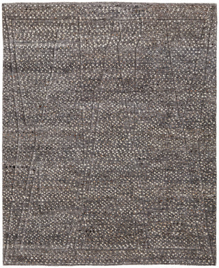 The Rug Corner Feizy Dering Modern Polka Dots - Gray/Tan/Taupe  