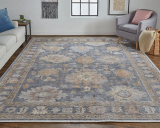 Wendover Transitional Oriental - Gray/Blue/Tan