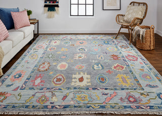 Karina Traditional Persian - Blue/Gray/Red