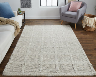 Berkeley Transitional Solid - Ivory/Gray