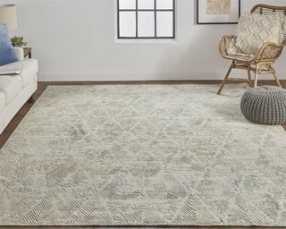 Elias Modern Abstract - Gray/Taupe