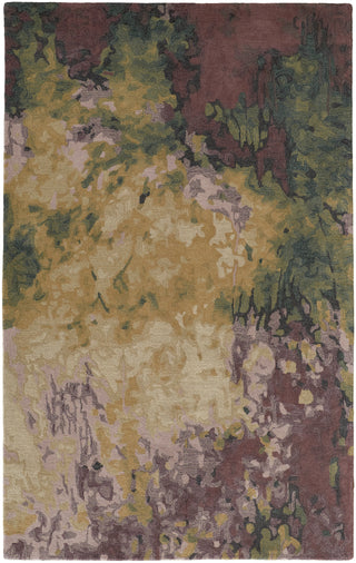 Amira Transitional Abstract - Gold/Purple/Green