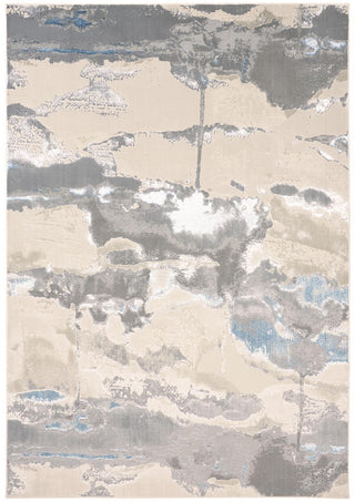 The Rug Corner Feizy Azure Modern Watercolor - Ivory/Gray/Blue  Azure Modern Watercolor - Ivory/Gray/Blue