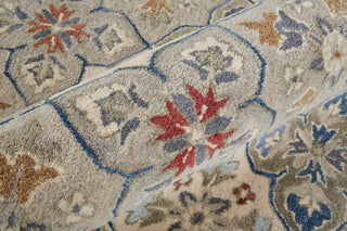 Rylan Transitional Floral & Botanical - Taupe/Ivory/Red