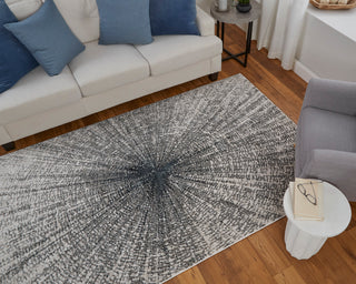 Micah Modern Abstract - Ivory/Gray/Blue