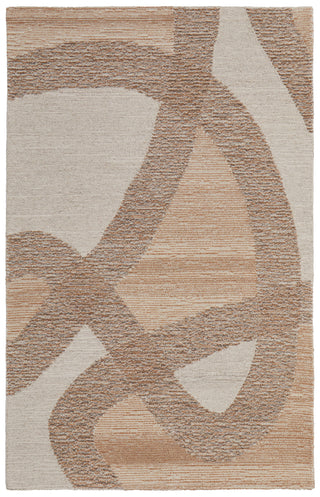 Pollock Modern Abstract - Brown/Tan/Ivory