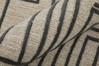 The Rug Corner Feizy Gansett Modern Geometric - Tan/Brown  Gansett Modern Geometric - Tan/Brown