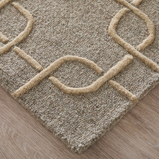 The Rug Corner Feizy Kimball Transitional Trellis & Lattice - Gray/Taupe/Tan  