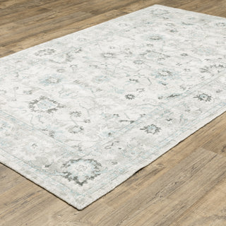 The Rug Corner Oriental Weavers Windham Ivory/Blue Area Rug WIN04 Traditional 