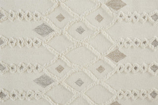 The Rug Corner Feizy Anica Transitional Trellis & Lattice - Ivory/Tan/Silver  