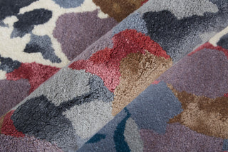 Dafney Transitional Floral & Botanical - Blue/Gray/Pink