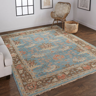 Beall Traditional Oriental - Blue/Brown