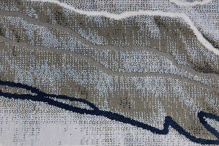 The Rug Corner Feizy Gaspar Modern Abstract - Taupe/Gray/Blue  Gaspar Modern Abstract - Taupe/Gray/Blue