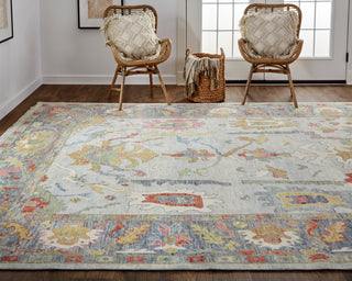 Karina Traditional Persian - Blue/Gray/Gold